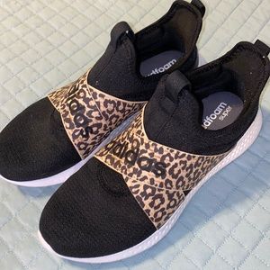 Adidas Cloudfoam Athletic Shoes Leopard